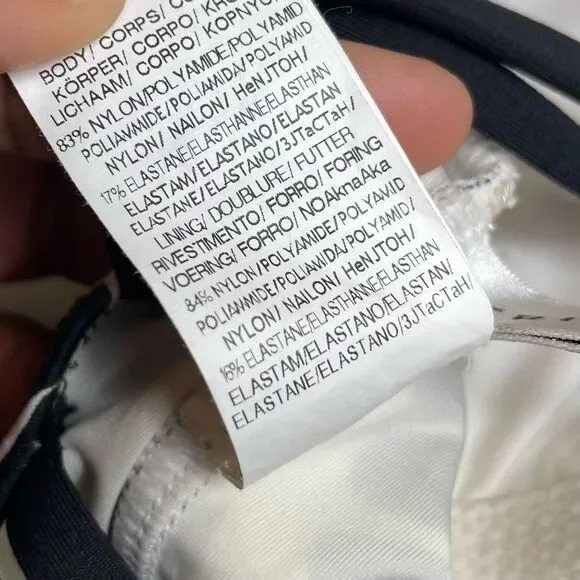 Trina Turk Black and White Algiers Bandeau One Piece Swimsuit Size 4 - Picture 5 of 7